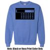 Adult Heavy Blend Heather Royal or Red 60/40 Fleece Crew (S) Thumbnail