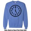 Adult Heavy Blend Heather Royal or Red 60/40 Fleece Crew (S) Thumbnail