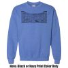 Adult Heavy Blend Heather Royal or Red 60/40 Fleece Crew (S) Thumbnail