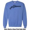Adult Heavy Blend Heather Royal or Red 60/40 Fleece Crew (S) Thumbnail