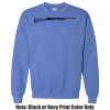 Adult Heavy Blend Heather Royal or Red 60/40 Fleece Crew (S) Thumbnail