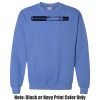 Adult Heavy Blend Heather Royal or Red 60/40 Fleece Crew (S) Thumbnail
