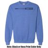 Adult Heavy Blend Heather Royal or Red 60/40 Fleece Crew (S) Thumbnail
