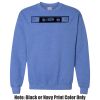 Adult Heavy Blend Heather Royal or Red 60/40 Fleece Crew (S) Thumbnail