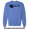 Adult Heavy Blend Heather Royal or Red 60/40 Fleece Crew (S) Thumbnail