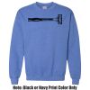 Adult Heavy Blend Heather Royal or Red 60/40 Fleece Crew (S) Thumbnail