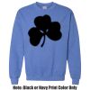 Adult Heavy Blend Heather Royal or Red 60/40 Fleece Crew (S) Thumbnail