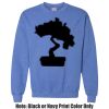 Adult Heavy Blend Heather Royal or Red 60/40 Fleece Crew (S) Thumbnail