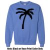 Adult Heavy Blend Heather Royal or Red 60/40 Fleece Crew (S) Thumbnail
