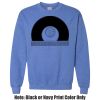 Adult Heavy Blend Heather Royal or Red 60/40 Fleece Crew (S) Thumbnail