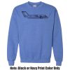 Adult Heavy Blend Heather Royal or Red 60/40 Fleece Crew (S) Thumbnail