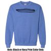 Adult Heavy Blend Heather Royal or Red 60/40 Fleece Crew (S) Thumbnail