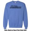 Adult Heavy Blend Heather Royal or Red 60/40 Fleece Crew (S) Thumbnail