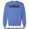Adult Heavy Blend Heather Royal or Red 60/40 Fleece Crew (S) Thumbnail