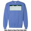 Adult Heavy Blend Heather Royal or Red 60/40 Fleece Crew (S) Thumbnail