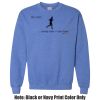 Adult Heavy Blend Heather Royal or Red 60/40 Fleece Crew (S) Thumbnail