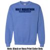 Adult Heavy Blend Heather Royal or Red 60/40 Fleece Crew (S) Thumbnail