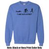 Adult Heavy Blend Heather Royal or Red 60/40 Fleece Crew (S) Thumbnail