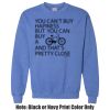 Adult Heavy Blend Heather Royal or Red 60/40 Fleece Crew (S) Thumbnail