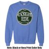 Adult Heavy Blend Heather Royal or Red 60/40 Fleece Crew (S) Thumbnail