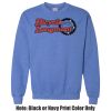 Adult Heavy Blend Heather Royal or Red 60/40 Fleece Crew (S) Thumbnail