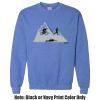 Adult Heavy Blend Heather Royal or Red 60/40 Fleece Crew (S) Thumbnail