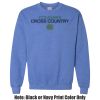 Adult Heavy Blend Heather Royal or Red 60/40 Fleece Crew (S) Thumbnail