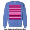 Adult Heavy Blend Heather Royal or Red 60/40 Fleece Crew (S) Thumbnail