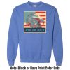 Adult Heavy Blend Heather Royal or Red 60/40 Fleece Crew (S) Thumbnail