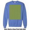 Adult Heavy Blend Heather Royal or Red 60/40 Fleece Crew (S) Thumbnail