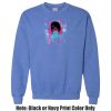 Adult Heavy Blend Heather Royal or Red 60/40 Fleece Crew (S) Thumbnail