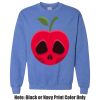 Adult Heavy Blend Heather Royal or Red 60/40 Fleece Crew (S) Thumbnail