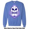 Adult Heavy Blend Heather Royal or Red 60/40 Fleece Crew (S) Thumbnail