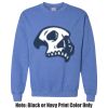 Adult Heavy Blend Heather Royal or Red 60/40 Fleece Crew (S) Thumbnail