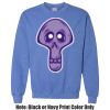 Adult Heavy Blend Heather Royal or Red 60/40 Fleece Crew (S) Thumbnail