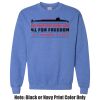 Adult Heavy Blend Heather Royal or Red 60/40 Fleece Crew (S) Thumbnail