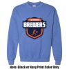 Adult Heavy Blend Heather Royal or Red 60/40 Fleece Crew (S) Thumbnail