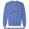 Adult Heavy Blend Heather Royal or Red 60/40 Fleece Crew (S) Thumbnail