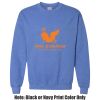 Adult Heavy Blend Heather Royal or Red 60/40 Fleece Crew (S) Thumbnail