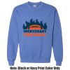 Adult Heavy Blend Heather Royal or Red 60/40 Fleece Crew (S) Thumbnail