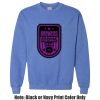 Adult Heavy Blend Heather Royal or Red 60/40 Fleece Crew (S) Thumbnail