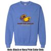 Adult Heavy Blend Heather Royal or Red 60/40 Fleece Crew (S) Thumbnail