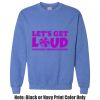 Adult Heavy Blend Heather Royal or Red 60/40 Fleece Crew (S) Thumbnail