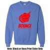 Adult Heavy Blend Heather Royal or Red 60/40 Fleece Crew (S) Thumbnail