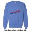 Adult Heavy Blend Heather Royal or Red 60/40 Fleece Crew (S) Thumbnail