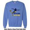 Adult Heavy Blend Heather Royal or Red 60/40 Fleece Crew (S) Thumbnail