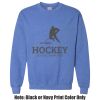 Adult Heavy Blend Heather Royal or Red 60/40 Fleece Crew (S) Thumbnail