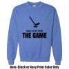 Adult Heavy Blend Heather Royal or Red 60/40 Fleece Crew (S) Thumbnail