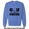 Adult Heavy Blend Heather Royal or Red 60/40 Fleece Crew (S) Thumbnail
