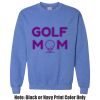 Adult Heavy Blend Heather Royal or Red 60/40 Fleece Crew (S) Thumbnail